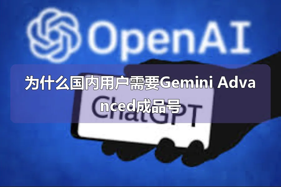 为什么国内用户需要Gemini Advanced成品号
